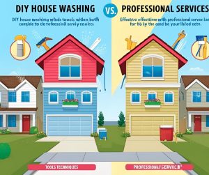 DIY vs Professional House washing services